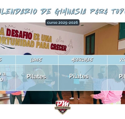 calendario gimnasia para todos en Cuenca