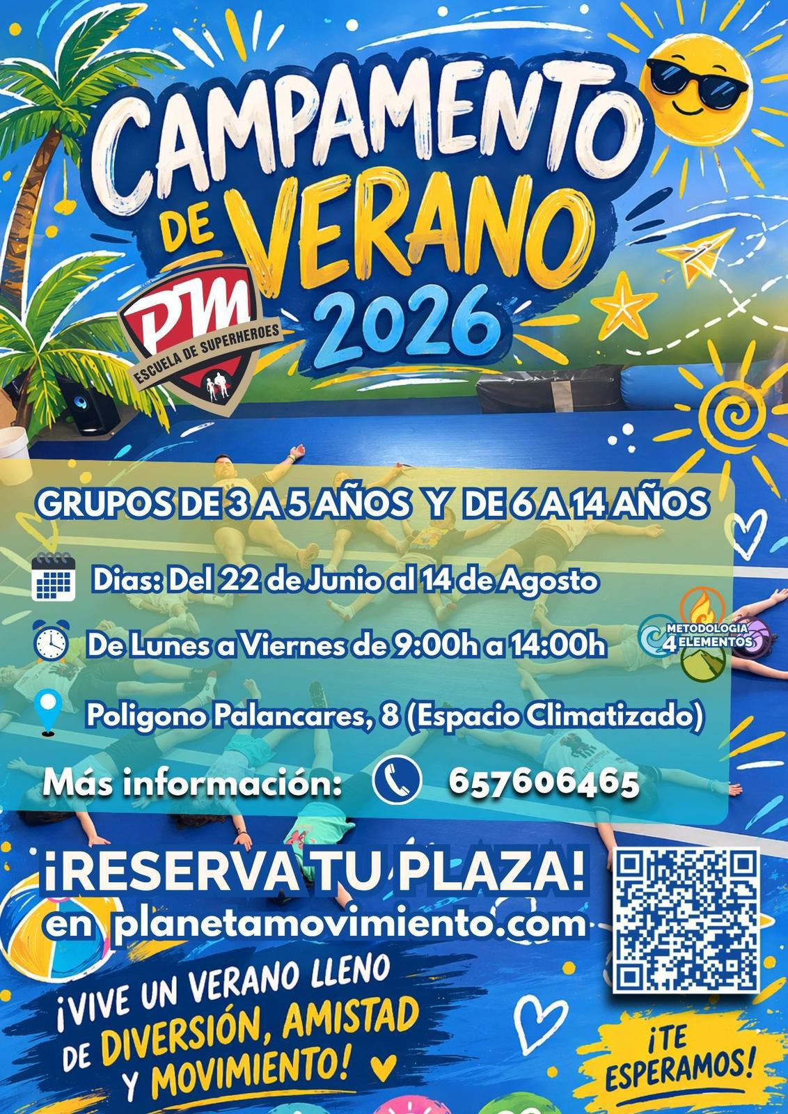 Campamento Verano 2026 Escuela de Superheroes